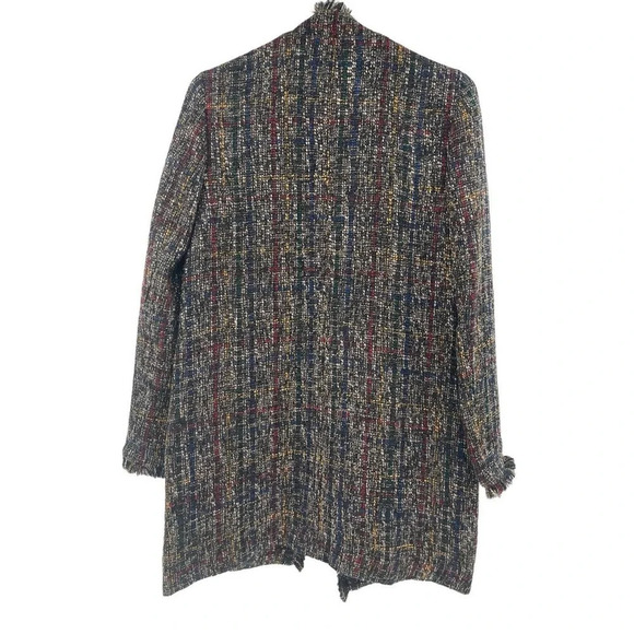 J. McLaughlin Walden Tweed Long Coat Blazer Size XS - Picture 6 of 11